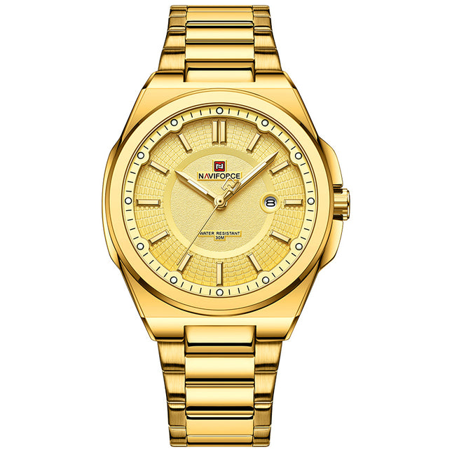 Elegant And Simple Men's Steel Band Watch