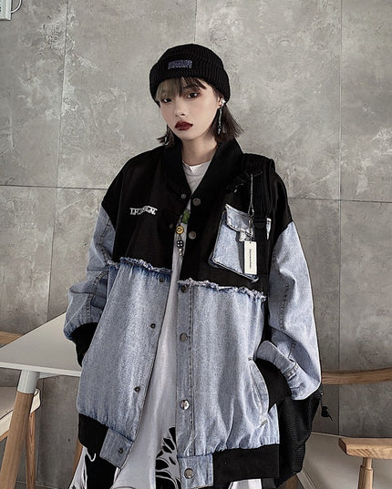 Embroidered Letters Men's And Women's Jackets