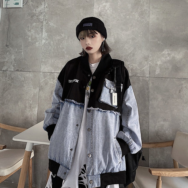 Embroidered Letters Men's And Women's Jackets