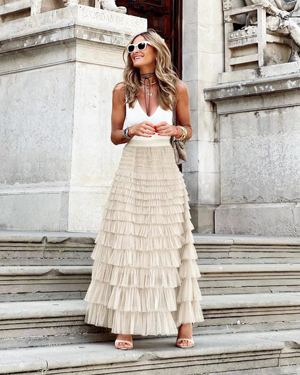Layered Ruffles Cake Skirt  Women