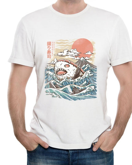 Japanese Harajuku food war short sleeve