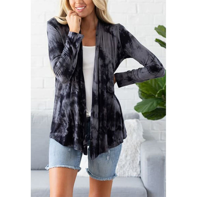 Tie-dye long-sleeved