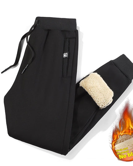 Men's Fleece-lined Thickened Dad Oversized