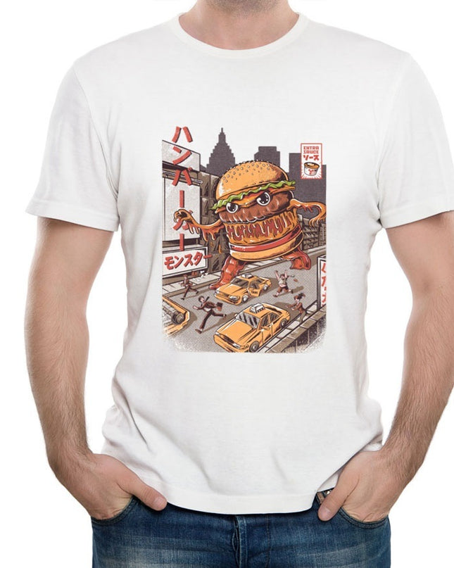 Japanese Harajuku food war short sleeve