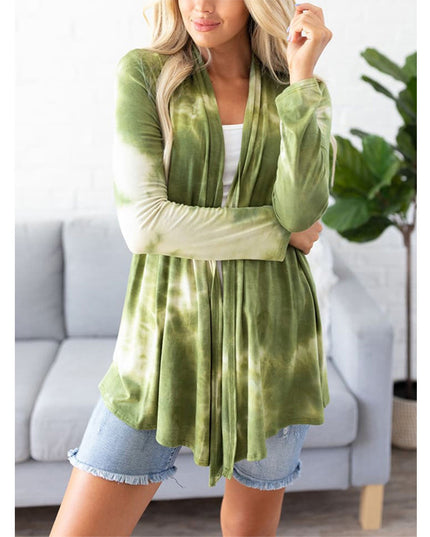 Tie-dye long-sleeved