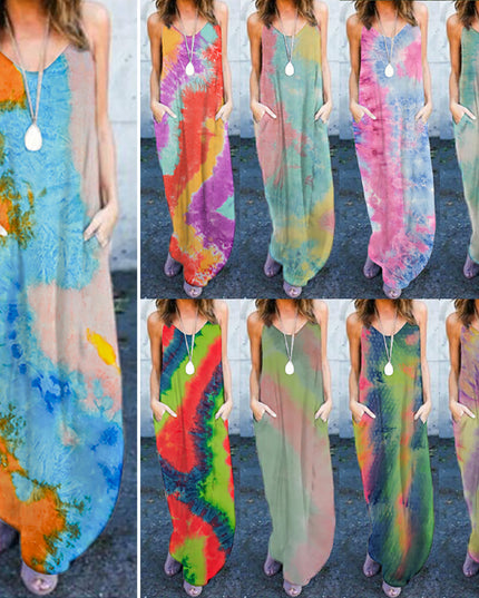 Tie-dye print dress - Image #0