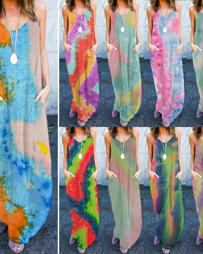 Tie-dye print dress - Image #0