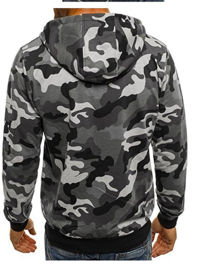 Camouflage Cardigan Hoodies