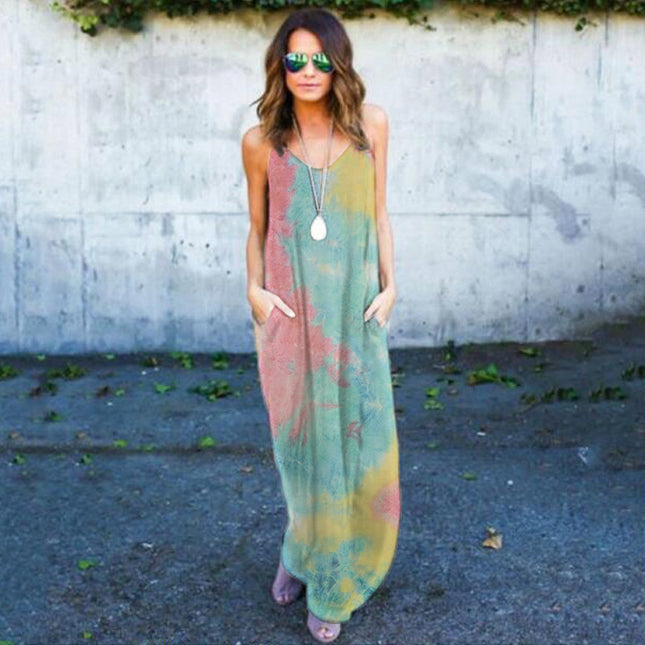 Tie-dye print dress - Image #0