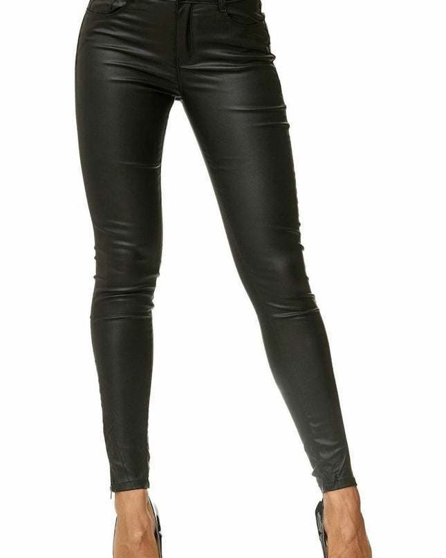 Faux Leather Pants For Women