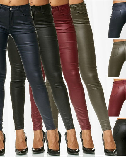 Faux Leather Pants For Women