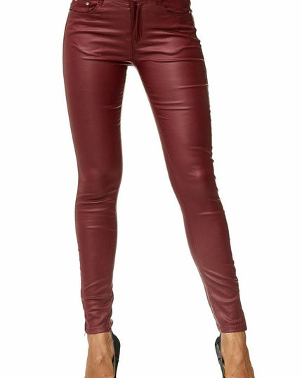 Faux Leather Pants For Women