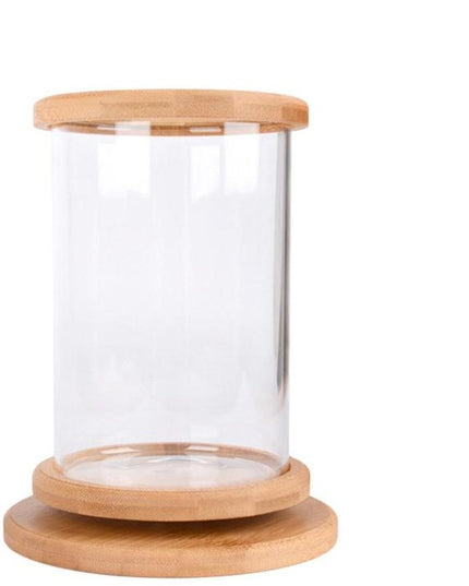 Small Office Glass Aquarium Mini Fish