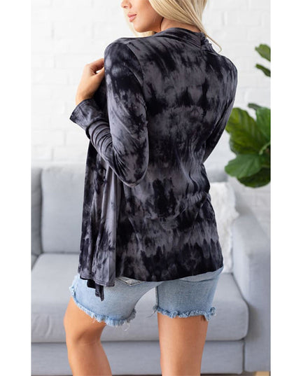 Tie-dye long-sleeved