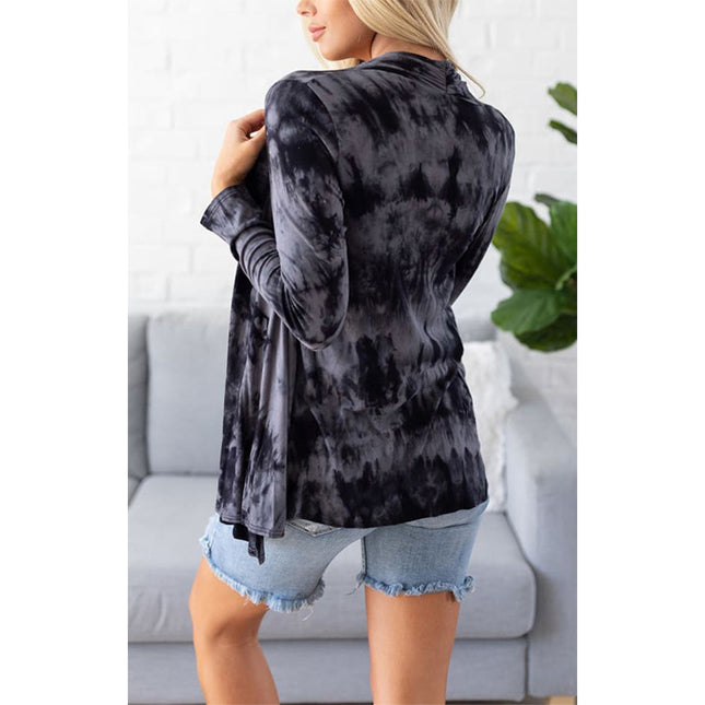 Tie-dye long-sleeved