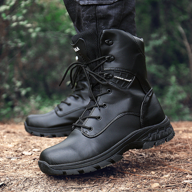 camouflage waterproof combat boots