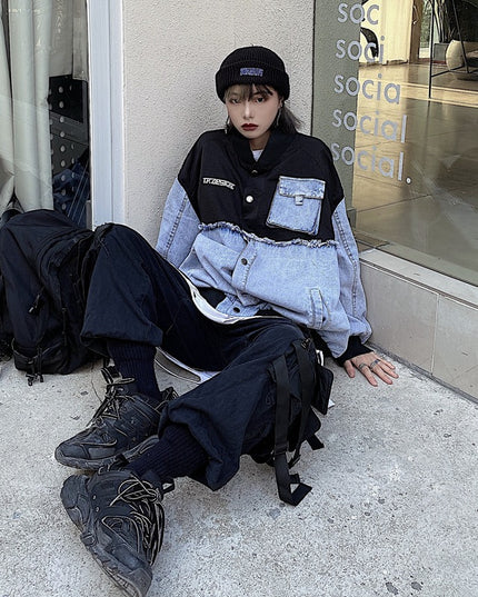Embroidered Letters Men's And Women's Jackets