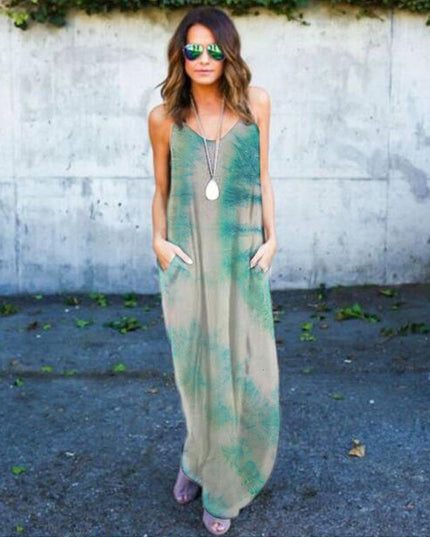 Tie-dye print dress - Image #0