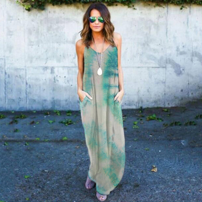 Tie-dye print dress - Image #0