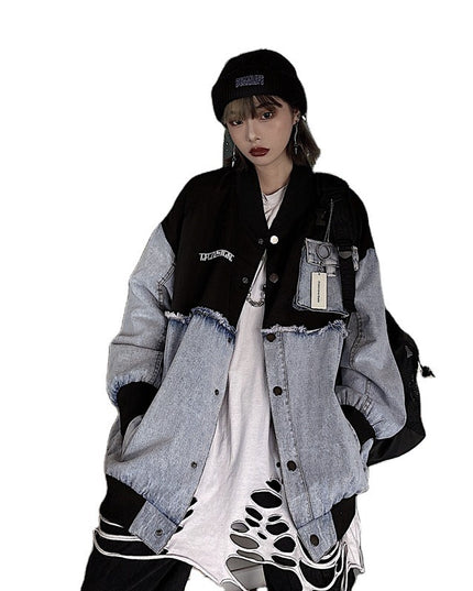 Embroidered Letters Men's And Women's Jackets