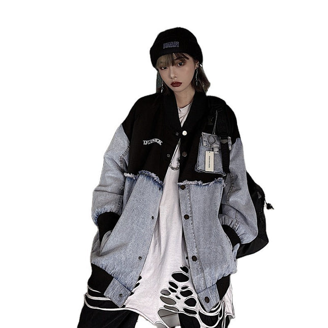 Embroidered Letters Men's And Women's Jackets