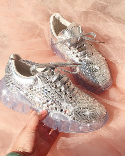 Rhinestone sneakers