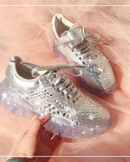 Rhinestone sneakers