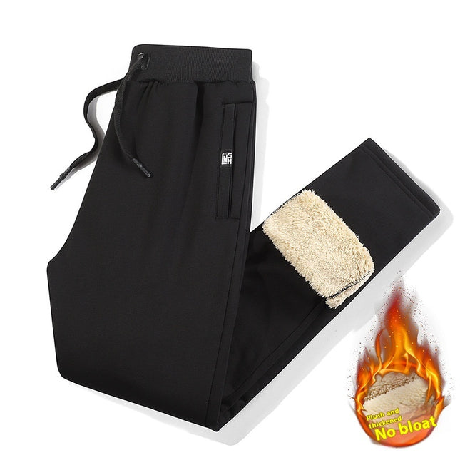 Men's Fleece-lined Thickened Dad Oversized