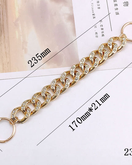 Acrylic Diamond Chain Sneakers Accessories