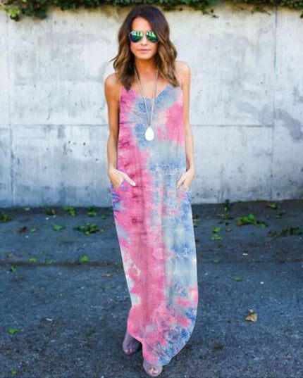 Tie-dye print dress - Image #0