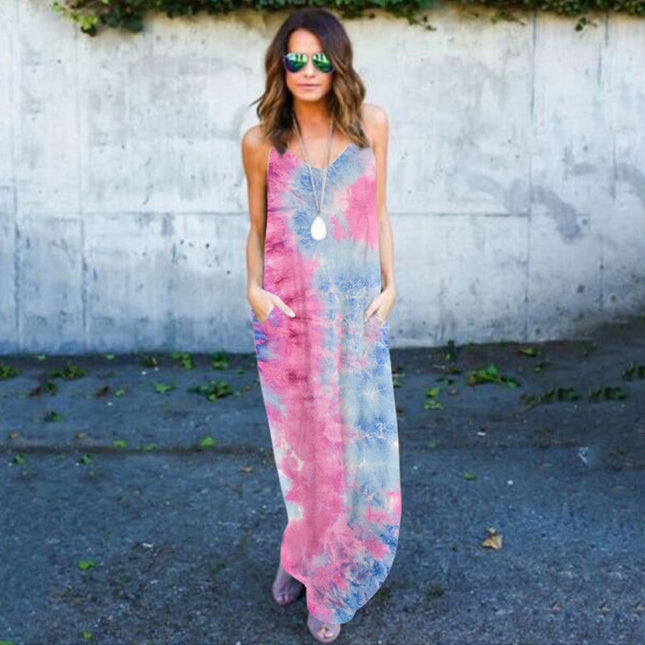 Tie-dye print dress - Image #0