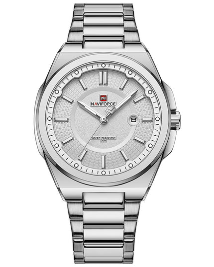 Elegant And Simple Men's Steel Band Watch