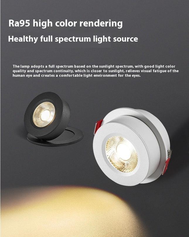 LED Embedded Folding Spotlight