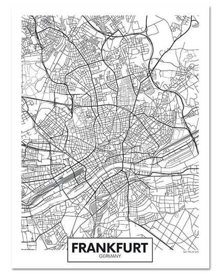 Fashion Home Decoration City Map