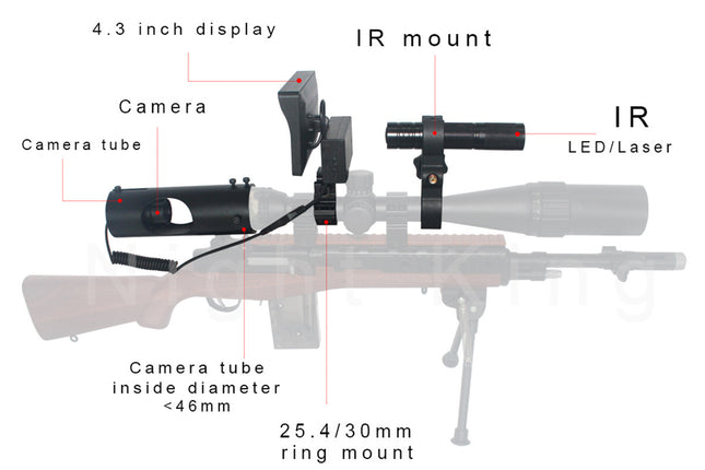 night vision instrument telescopet