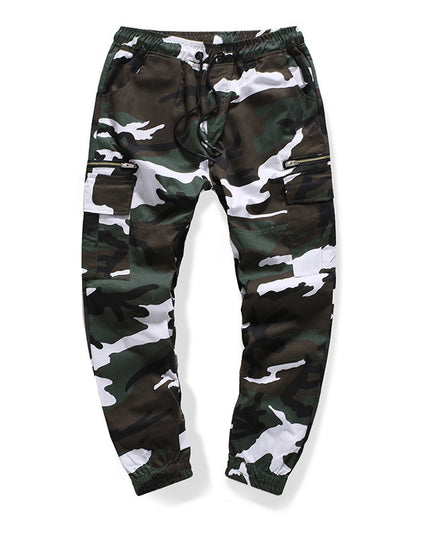 Men's Zipper Camouflage Cargo Pants