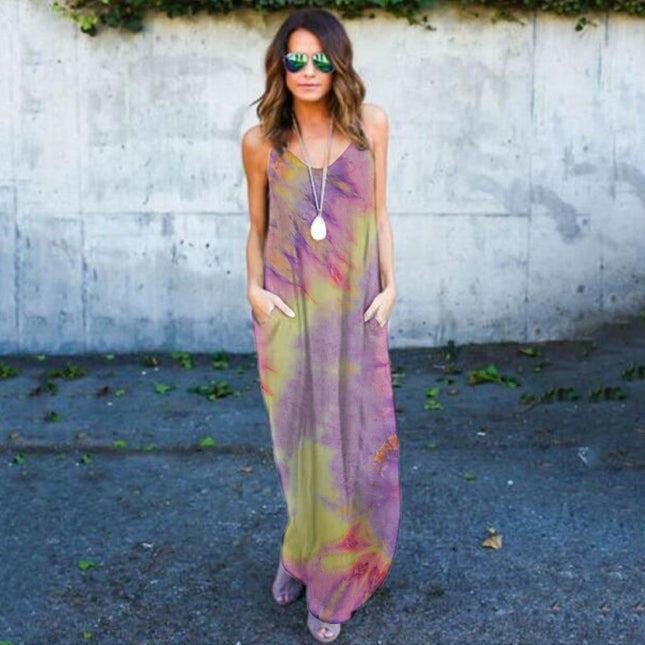 Tie-dye print dress - Image #0