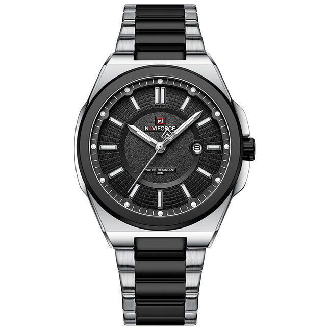 Elegant And Simple Men's Steel Band Watch