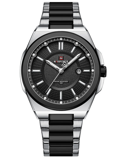 Elegant And Simple Men's Steel Band Watch