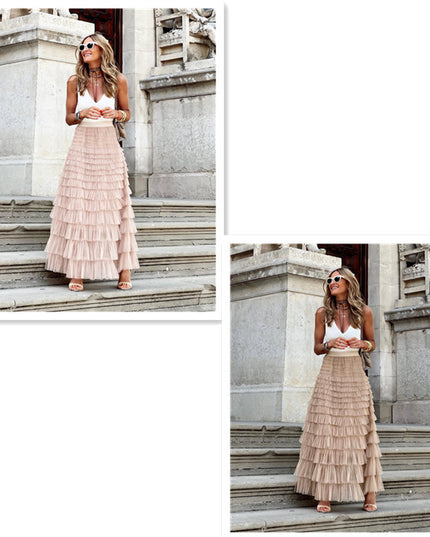 Layered Ruffles Cake Skirt  Women