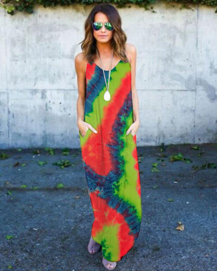 Tie-dye print dress - Image #0