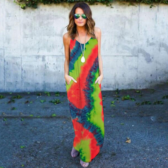 Tie-dye print dress - Image #0