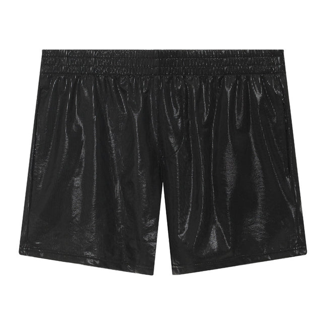 Men's Middle Pants Faux Leather