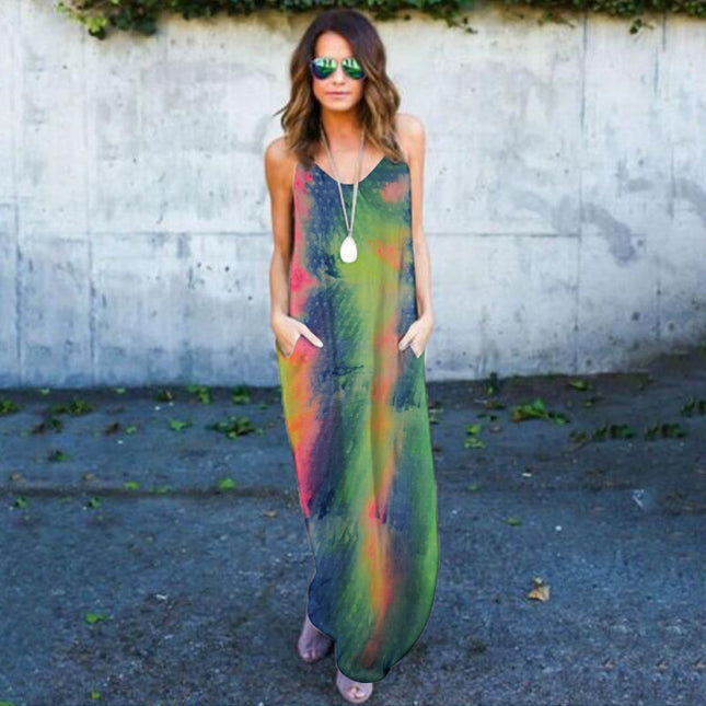 Tie-dye print dress - Image #0