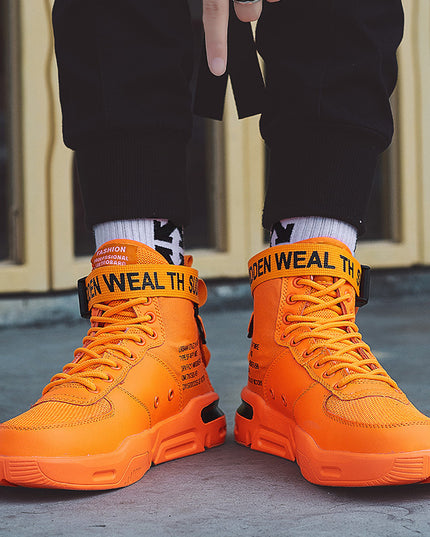 High-top sneakers