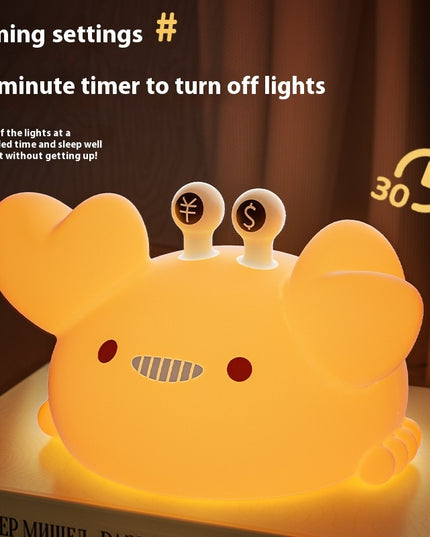 Gold Clamp Crab Small Night Light
