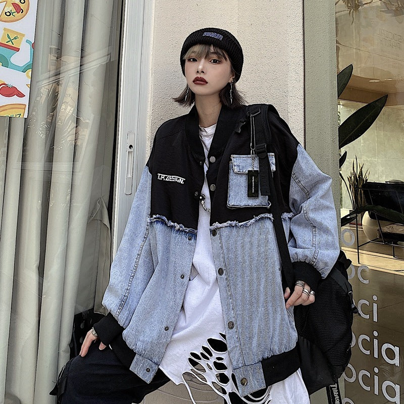 Embroidered Letters Men's And Women's Jackets