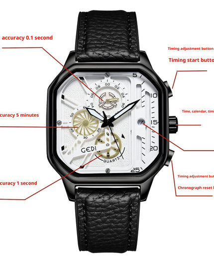 Men's Waterproof Quartz Watch Luminous