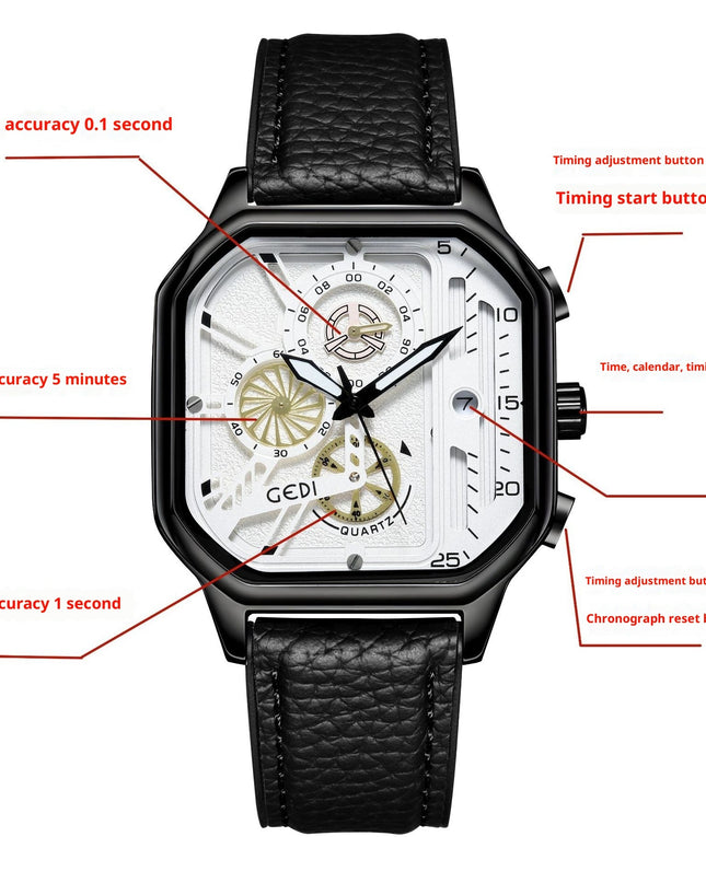 Men's Waterproof Quartz Watch Luminous