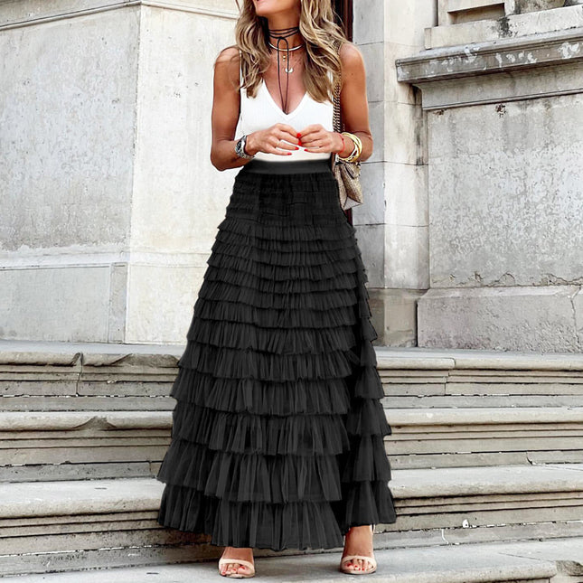 Layered Ruffles Cake Skirt  Women